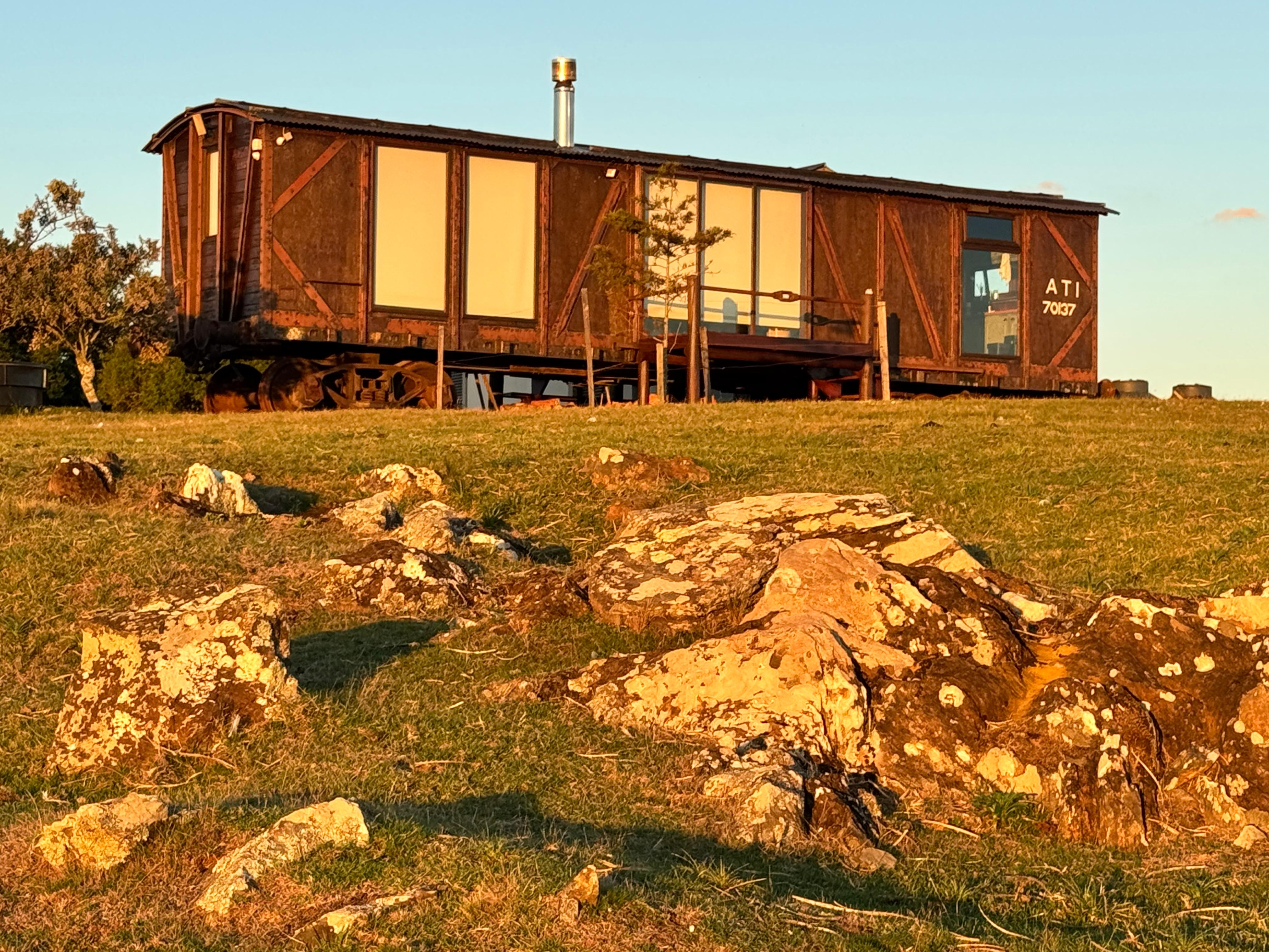 Vagón restaurado - espacio de encuentro